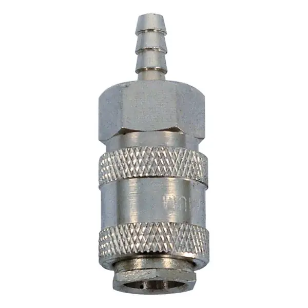 Extol gyorscsatlakozó-hüvely, nikkelezett réz, tömlővéggel, 1/4", 6mm Eredeti